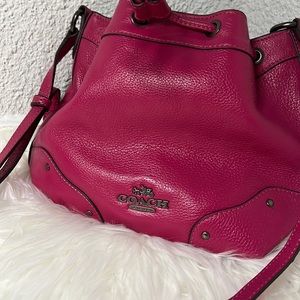 Coach bucket bag